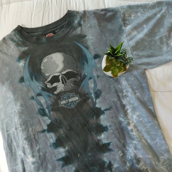 VINTAGE HARLEY DAVIDSON TIE DYE TEE